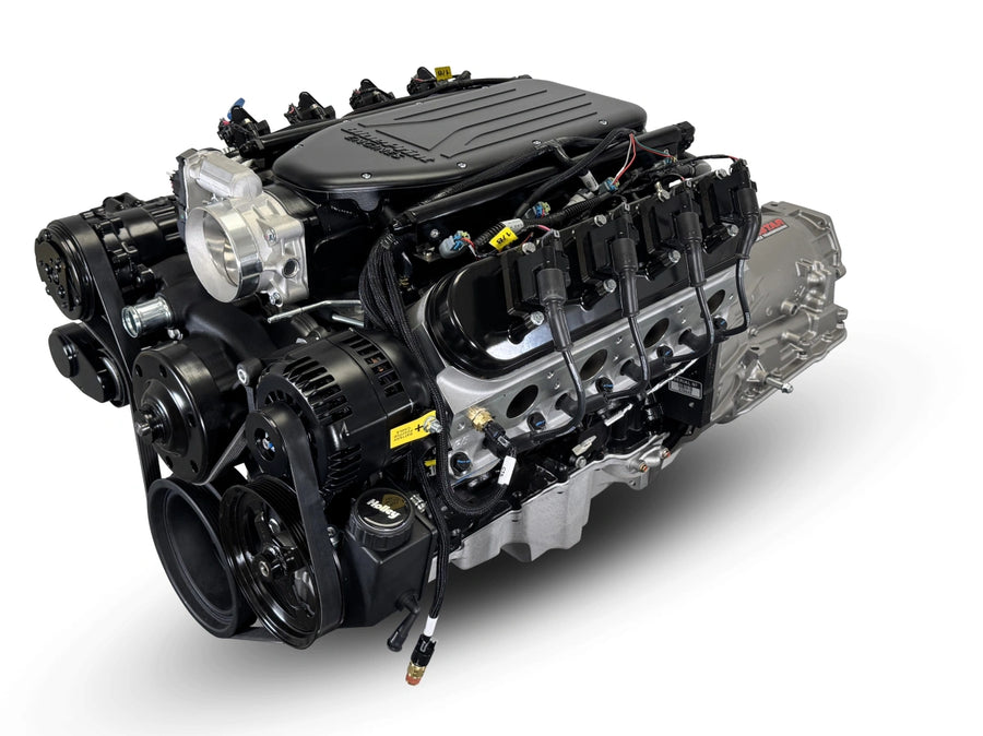 BluePrint Engines BLS3768KB4X4 Truck Edition GM LS Compatible Builder Series - EFI - Black Pulley Kit