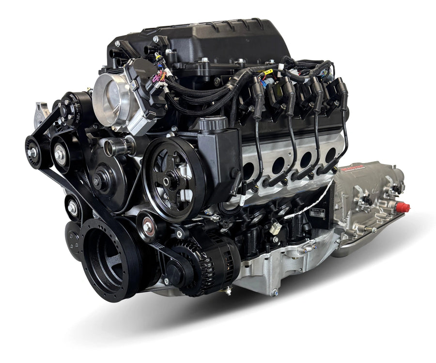 BluePrint Engines BLS3769SCTKB4L8 Standard Edition GM LS Compatible Builder Series -Supercharged -Black Pulley Kit