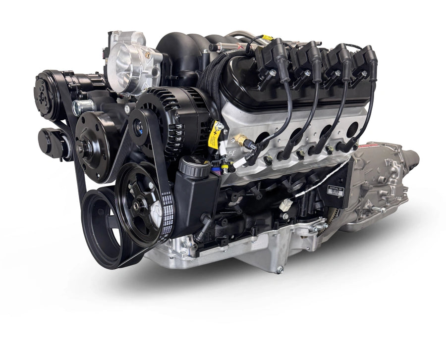 BluePrint Engines BLS4273KB4L7 Standard Edition GM LS Compatible Builder Series - EFI - Black Pulley Kit