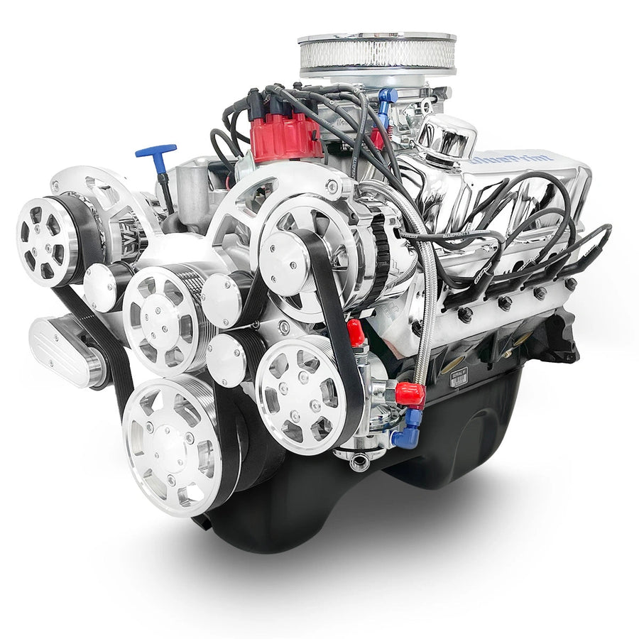 BluePrint Engines BP302RCTCK 302CI Ford Small Block Compatible Deluxe Dressed -Carb -Rear Sump -Polished Kit