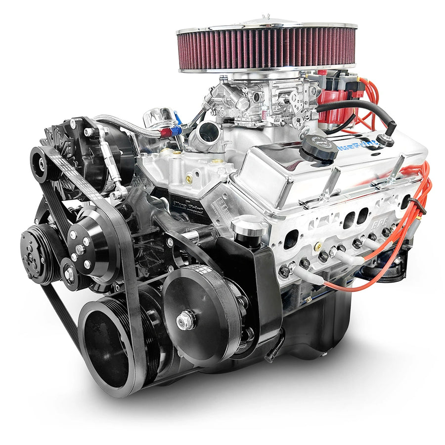 BluePrint Engines BP3505CTCK 350CI GM Small Block Compatible Deluxe Dressed -Carb -Black Kit