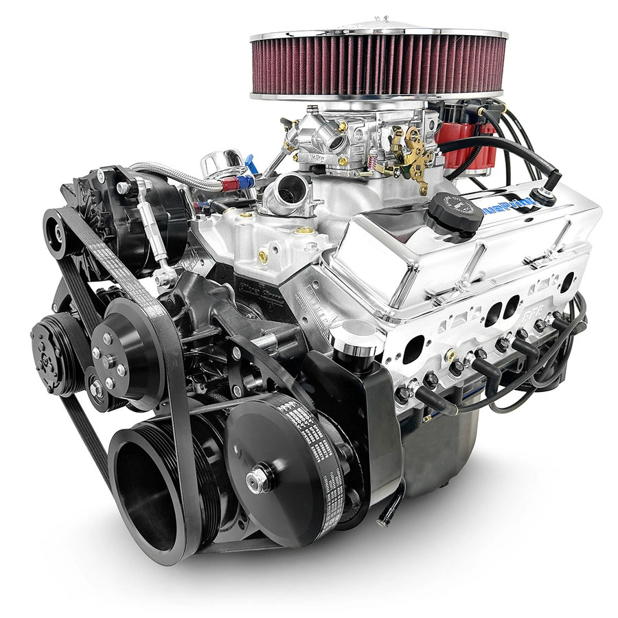 BluePrint Engines BP38318CTC1DK 383CI GM Small Block Compatible Deluxe Dressed -Carb -Black Kit