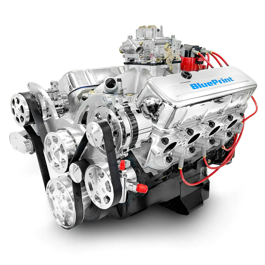 BluePrint Engines BP4967CTCK 496CI GM Big Block Compatible Deluxe Dressed -Carb -Polished Kit