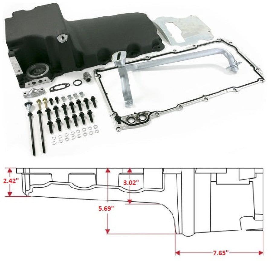 BluePrint Engines BPP81074BK ENG Oil Pan