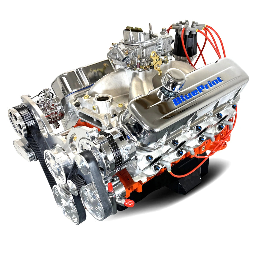 BluePrint Engines GM Big Block Compatible Pro Series 502 C.I. Deluxe Dressed - Polished Pulley Kit - Carbureted