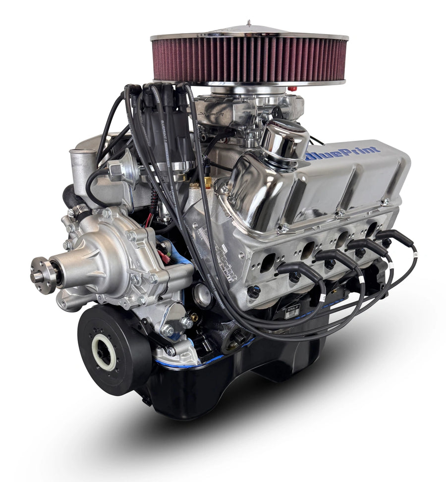 BluePrint Engines Ford Small Block Compatible Pro Series 427 C.I. Base Dressed - Rear Sump Oil Pan - Fuel Injected