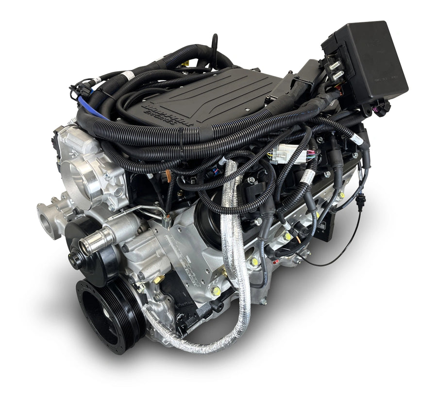 BluePrint Engines GM LS Compatible 427 c.i. Pro Series Engine - BPE Cast Intake - Base Dressed - Holley Terminator X Max