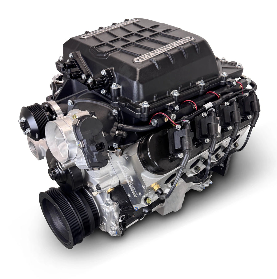 BluePrint Engines GM LS Compatible 427 c.i. Pro Series Engine - Magnuson TVS2650 - Base Dressed - Holley Terminator X EFI System