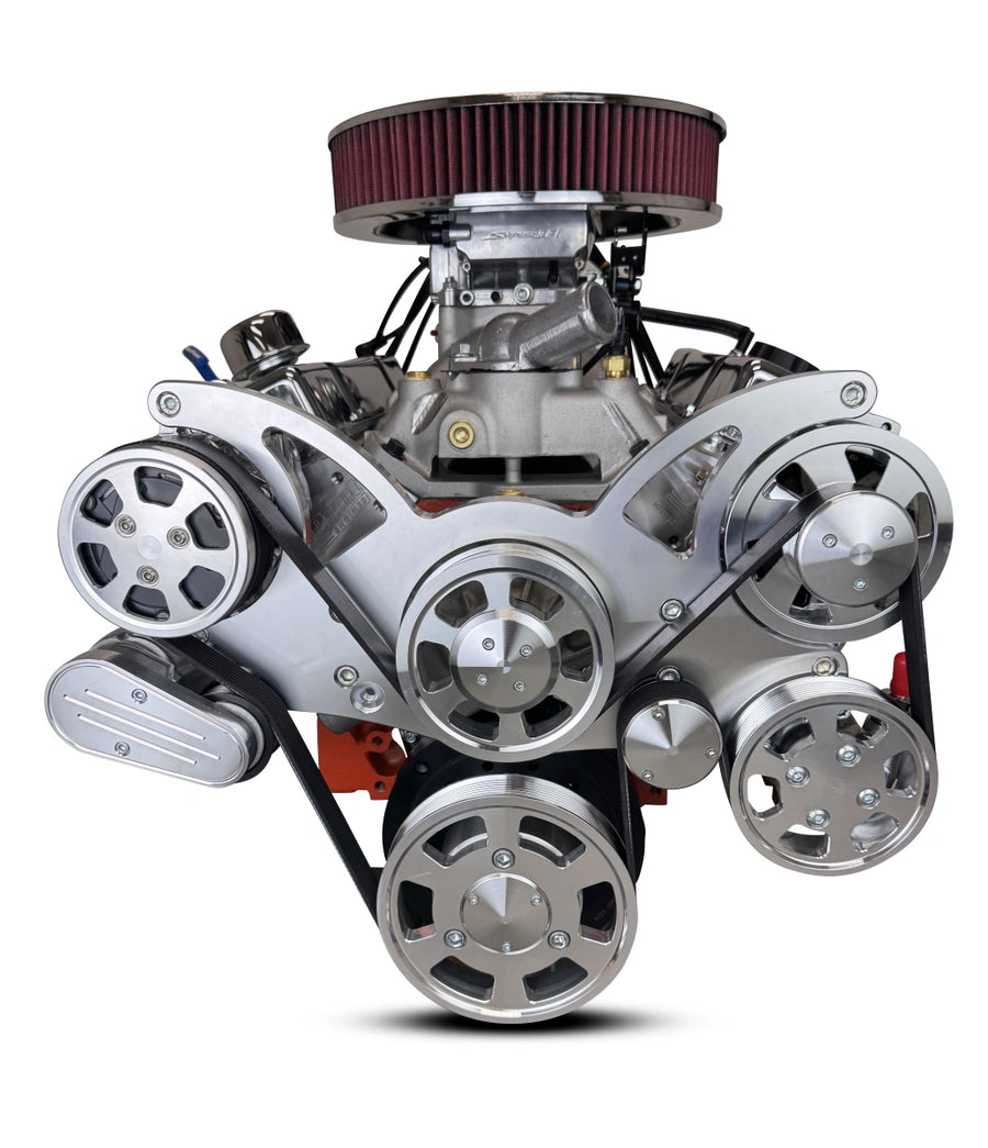 BluePrint Engines B427FK700 Standard Edition GM Compatible Builder Series - EFI - Polished Pulley Kit