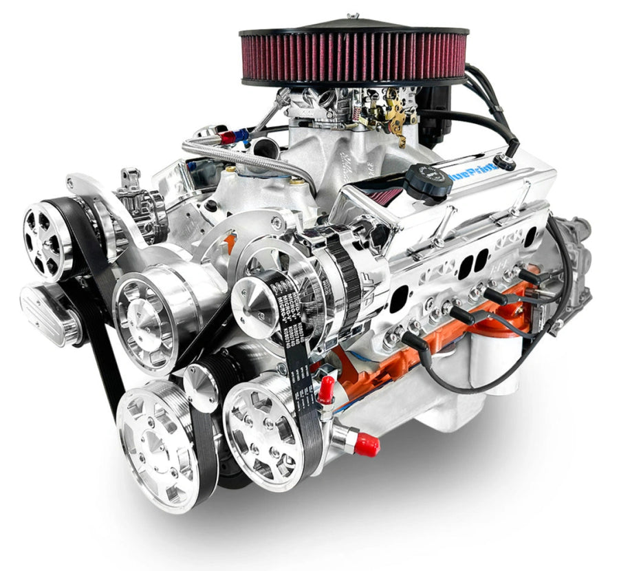 BluePrint Engines B454K700 Standard Edition GM Compatible Builder Series - Carb - Polished Pulley Kit