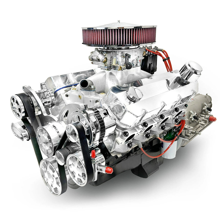 BluePrint Engines B598K4L8 Standard Edition GM Compatible Builder Series - Carb - Polished Pulley Kit