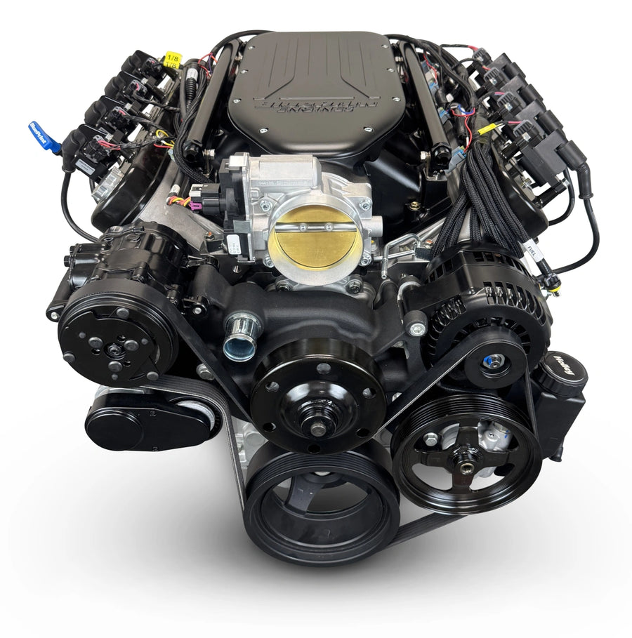 BluePrint Engines BLS3768KBTKX Standard Edition GM LS Compatible Builder Series - EFI - Black Pulley Kit