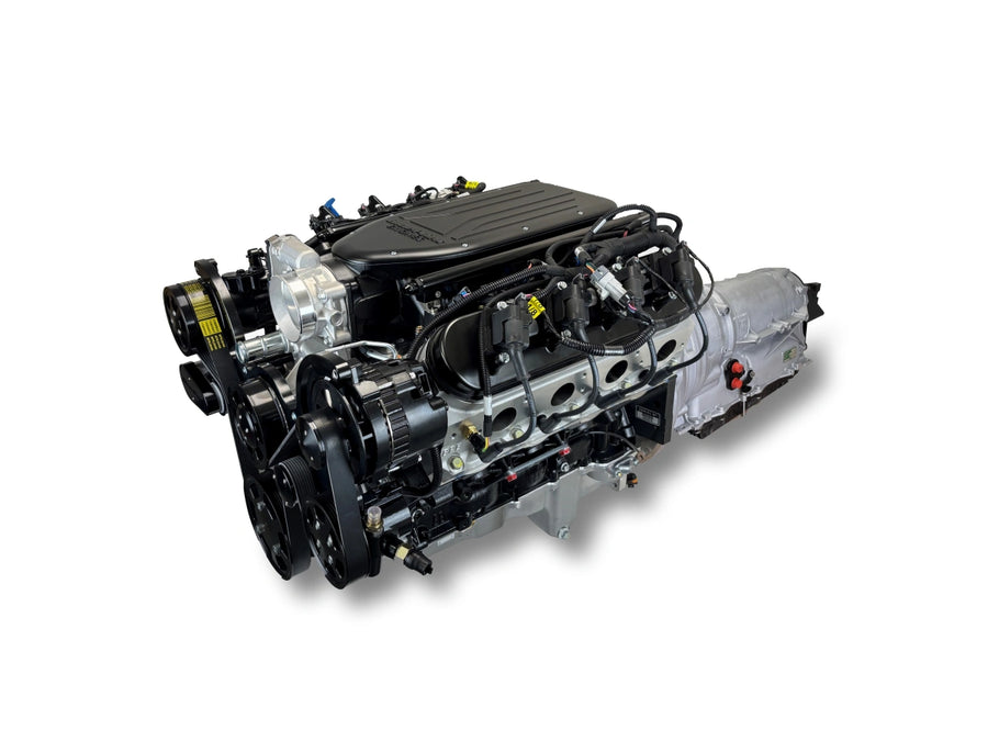 BluePrint Engines BLS3768KBZF Standard Edition GM LS Compatible Builder Series - EFI - Black Pulley Kit