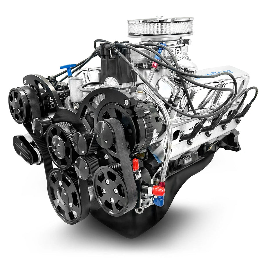 BluePrint Engines BP302CTCKB 302CI Ford Small Block Compatible Deluxe Dressed -Carb -Black Kit