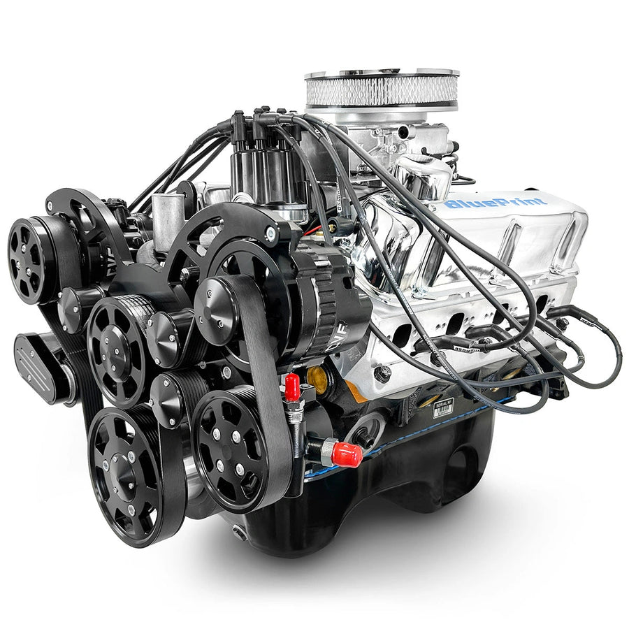 BluePrint Engines BP302RCTFKB 302CI Ford Small Block Compatible Deluxe Dressed -EFI -Rear Sump -Black Kit