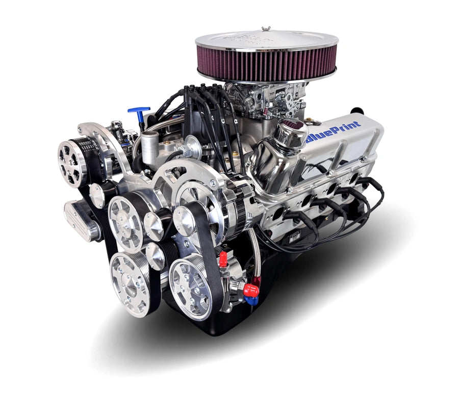 BluePrint Engines BP3479CTCK 347CI Ford Small Block Compatible Deluxe Dressed -Carb -Polished Kit