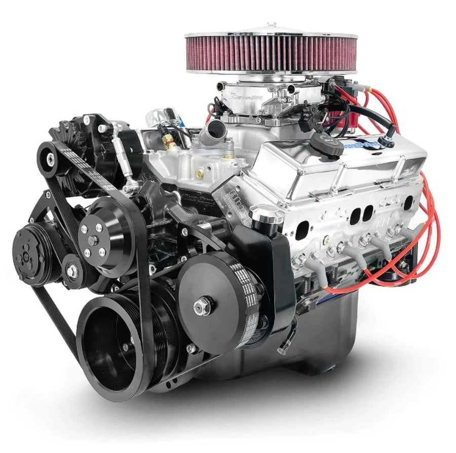 BluePrint Engines BP350CTFK 350CI GM Small Block Compatible Deluxe Dressed -EFI -Black Kit