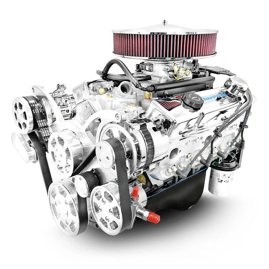 BluePrint Engines BP38318MPFIK 383CI GM Small Block Compatible Deluxe Dressed -MPFI -Polished Kit