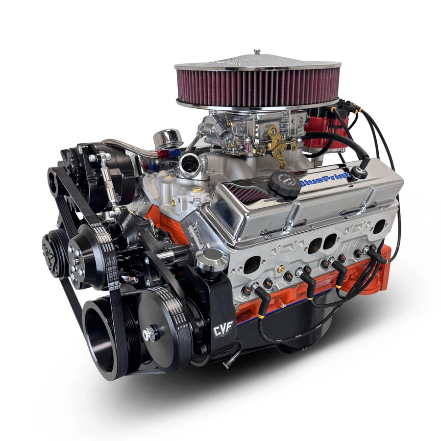 BluePrint Engines BP4002CTC1DK 400CI GM Small Block Compatible Deluxe Dressed -Carb -Black Kit