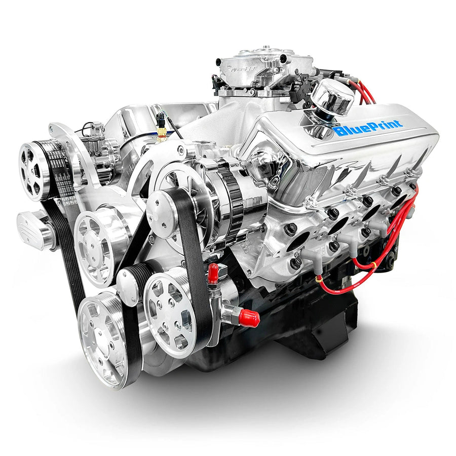 BluePrint Engines BP4967CTFK 496CI GM Big Block Compatible Base Dressed -EFI -Polished Kit