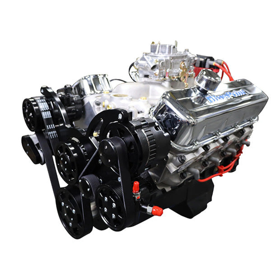 BluePrint Engines BP4967CTCKB 496CI GM Big Block Compatible Deluxe Dressed -Carb -Polished Kit