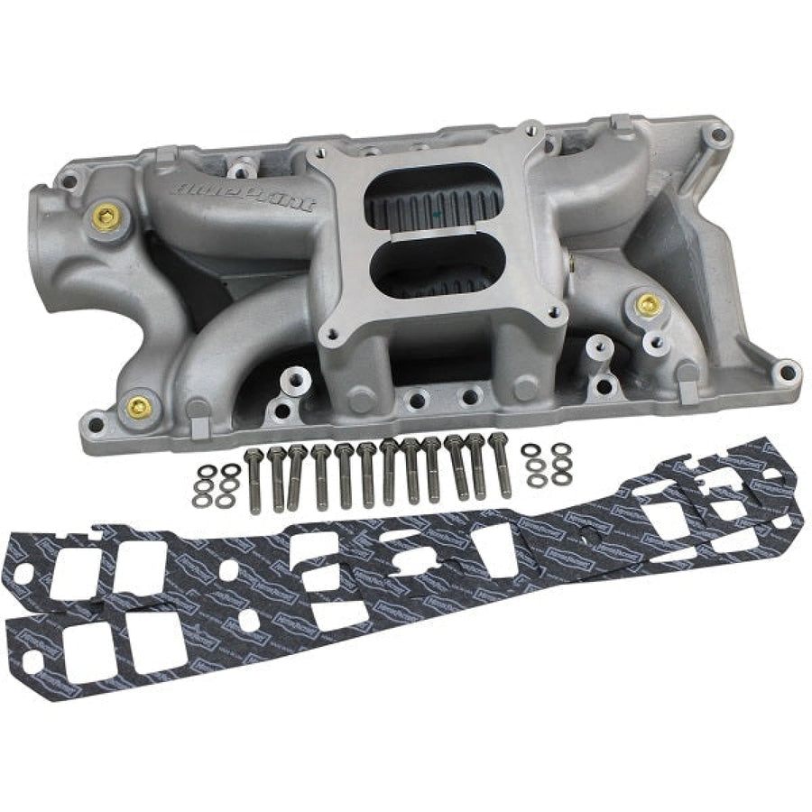 BluePrint Engines BPP302INT SBF 302 Intake Manifold Kit, Dual Plane, Alum, Natural, Sq Bore