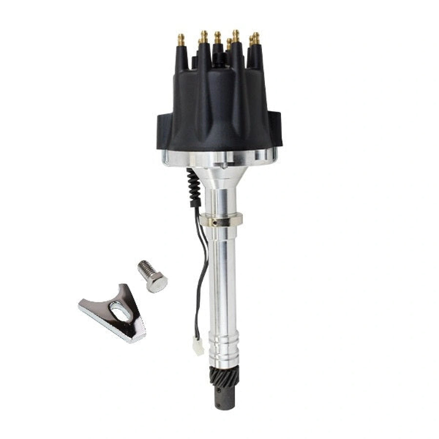 BluePrint Engines BPP3502BK Pro Series 2 Wire Distributor, Chevy SB / BB, V8 Engine, Black Cap