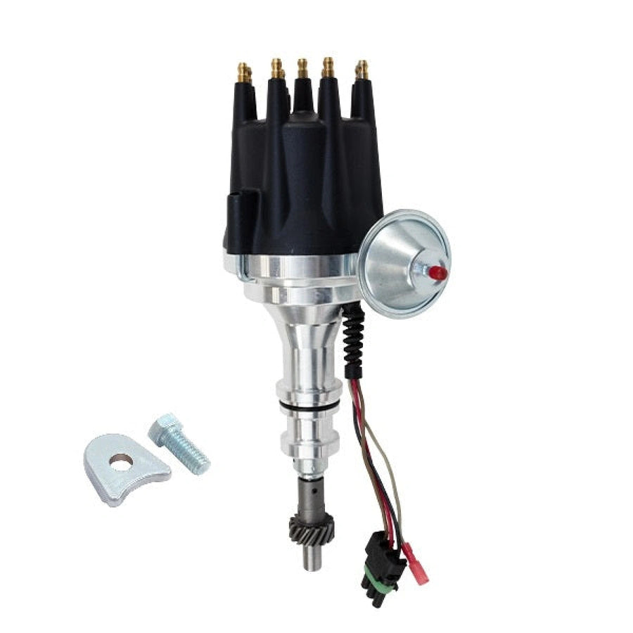 BluePrint Engines BPP3513BK Pro Series Ready to Run Distributor, Ford 351 Windsor V8 Engine, Black Cap