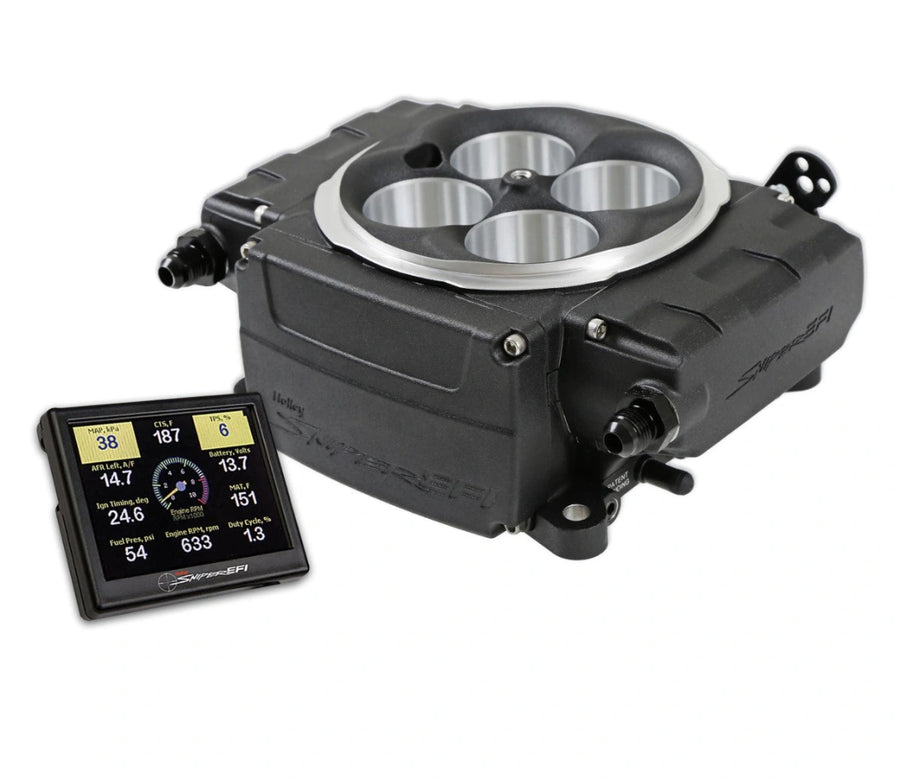 BluePrint Engines BPP550-511-3XX Holley Sniper EFI, Self Tuning Kit, Black Finish