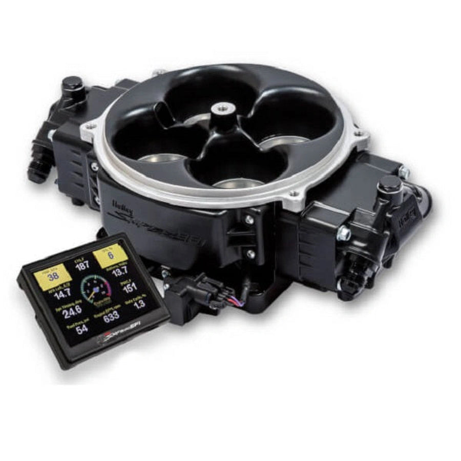 BluePrint Engines BPP550842 Holley Super Sniper 4500 EFI, Self Tuning, Power Adder, Black Finish