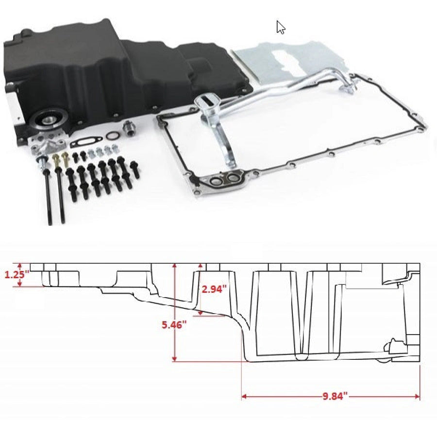BluePrint Engines BPP81073BK ENG Oil Pan