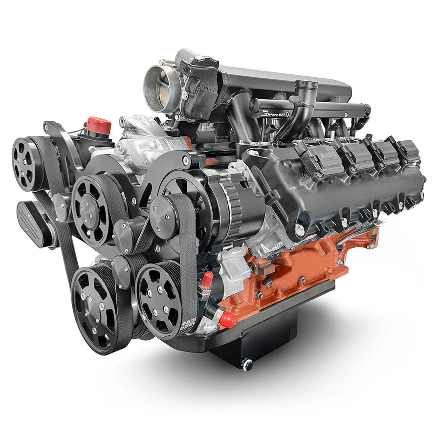 BluePrint Engines Chrysler Hemi Compatible Pro Series 426 C.I. Deluxe Dressed - Black Pulley Kit - Fuel Injected