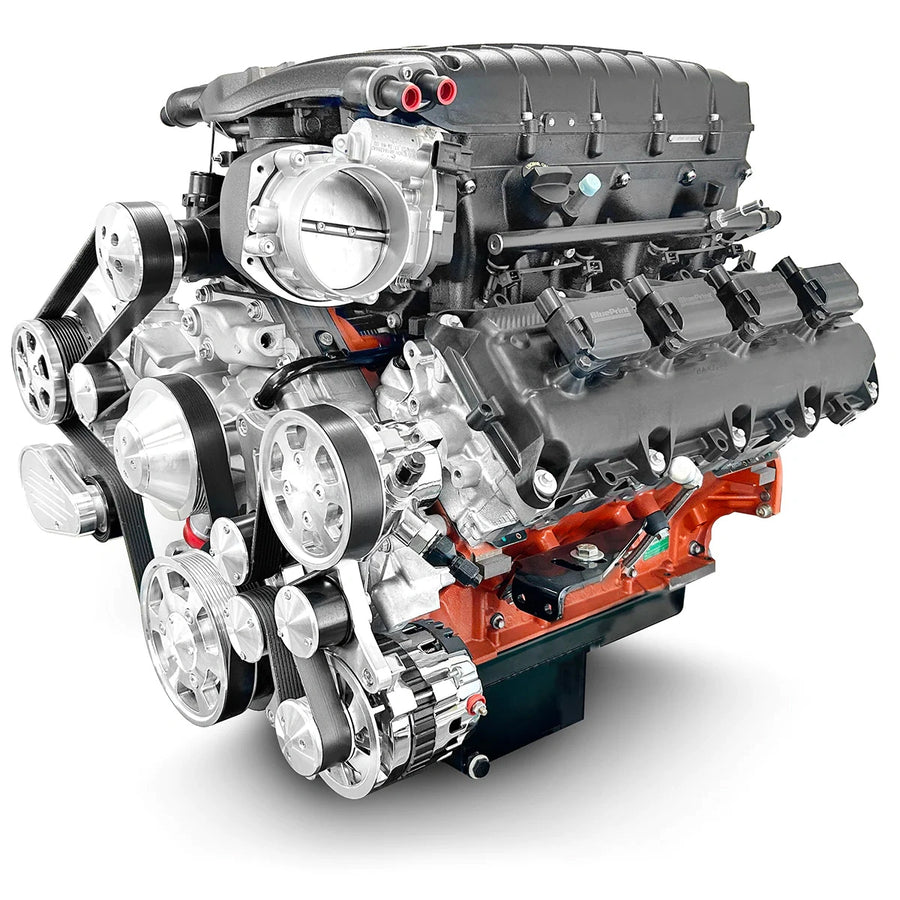 BluePrint Engines Chrysler Hemi Compatible Pro Series 426 C.I. Deluxe Dressed - Polished Pulley Kit - Supercharged