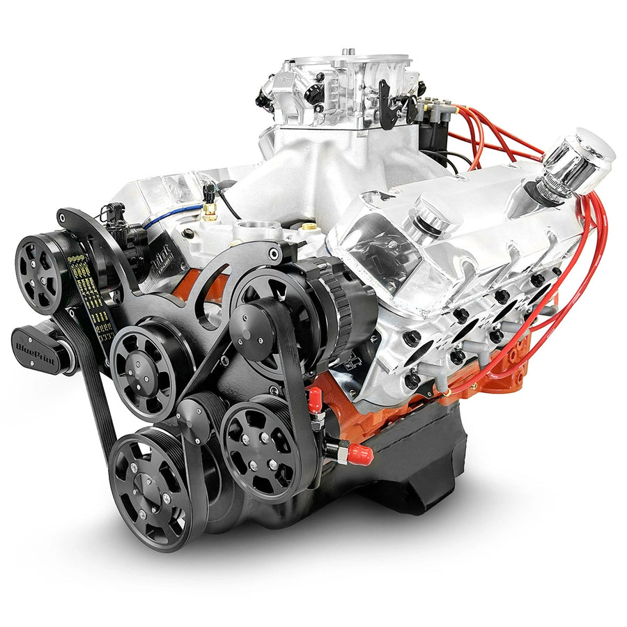 BluePrint Engines GM Big Block Compatible Pro Series 632 C.I. Deluxe Dressed - Black Pulley Kit - Fuel Injected