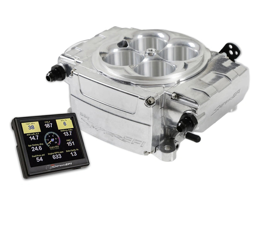 BluePrint Engines BPP550-510-3XX Holley Sniper EFI, Self Tuning Kit, Shiny Finish